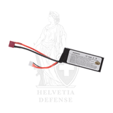 NIMROD 11.1V 1500mAh 65C Graphene LiPo Mini Type battery with T-Plug, high-output power source for airsoft AEG replicas – Helvetia Defense