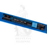 NIMROD 7.4V 1300mAh 25C LiPo Twin Type battery, compact and reliable power source for airsoft AEG replicas using twin configuration – Helvetia Defense