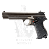 SIG P210 Pistole, legendäre Schweizer Handfeuerwaffe bekannt für außergewöhnliche Präzision und Verarbeitungsqualität – Helvetia Defen