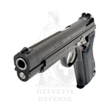 SIG P210 Pistole, legendäre Schweizer Handfeuerwaffe bekannt für außergewöhnliche Präzision und Verarbeitungsqualität – Helvetia Defen