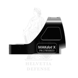 Rotpunktvisier MAKdot X For Competition – Helvetia Defense Genf