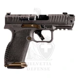 Pistole Canik Prime Radian grau Kaliber 9x19 mit Afterburner Kompensator – Helvetia Defense Genf