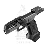 Pistole Laugo Arms Alien Creator Evolution Limited Optics Kit Kaliber 9x19 DLC-Beschichtung mit XL Wettkampf-Magwell – Helvetia Defense Genf