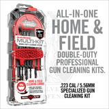 Real Avid Gun Boss Multi-Kit Reinigungsset mit Bore Boss, Phosphorbronzebürsten, Laufwischer, beschichteter Stahlstange und Butterfly-Etui – Helvetia Defense Genf