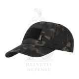 5.11 Tactical Flag Bearer Cap MultiCam Black 6-Panel mit Klett-Patchfläche vorne, Belüftungsösen und verstellbarem Verschluss – Helvetia Defense Genf