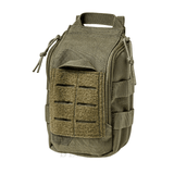 5.11 Tactical UCR IFAK Pouch Ranger Green 1050D Nylon kompakte Trauma-Tasche mit Quick-Pull Drop-Down-Öffnung, lasergeschnittener MOLLE-Plattform vorne und Fahrzeug-Kopfstützenhalterung – Helvetia Defense Genf