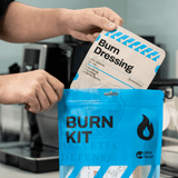 Rhino Rescue Burn Dressing Hydrogel 10x10 cm 40g sofort kühlend und antibakteriell mit Teebaumöl – einzeln steril verpackt – Helvetia Defense Genf