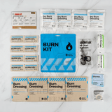 Rhino Rescue Burn Dressing Hydrogel 10x10 cm 40g sofort kühlend und antibakteriell mit Teebaumöl – einzeln steril verpackt – Helvetia Defense Genf