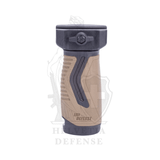 IMI Defense OVG Overmolded Vertikalgriff faserverstärktes Polymer mit texturierter gummierter Anti-Rutsch-Oberfläche, O-Ring-versiegeltem wasserdichtem Batteriefach und werkzeugloser Picatinny 1913 Montage – 110g Made in Israel – Helvetia Defense Genf