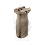 Magpul RVG Rail Vertical Grip Vordergriff aus hochfestem Polymer für 1913 Picatinny Schiene, flaches 3.5 Zoll Design, aggressive Textur, ergonomisch optimiert für klassischen Vertikalgriff und Thumb Break Methode – 74g – Made in USA – Helvetia Defense Genf