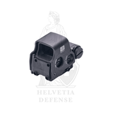 Kompaktes schwarzes EOTECH HWS EXPS3 Holografievisier mit Seitentasten, QD-Montage und Nachtsichtkompatibilität
