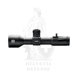 Schwarzes EOTECH Vudu 5-25x50 FFP Zielfernrohr mit beleuchtetem MD4-Absehen in der ersten Bildebene
