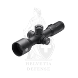 Schwarzes EOTECH Vudu 5-25x50 FFP Zielfernrohr mit beleuchtetem MD4-Absehen in der ersten Bildebene