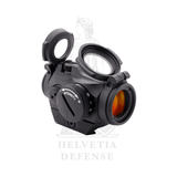 Aimpoint Micro H-2 2-MOA-Leuchtpunktvisier mit Standard-Niedrigmontage für Weaver- und Picatinny-Schienen