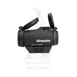 Aimpoint Micro H-2 2-MOA-Leuchtpunktvisier mit Standard-Niedrigmontage für Weaver- und Picatinny-Schienen