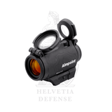 Aimpoint Micro H-2 2-MOA-Leuchtpunktvisier mit Standard-Niedrigmontage für Weaver- und Picatinny-Schienen