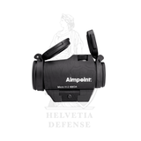 Aimpoint Micro H-2 4-MOA-Leuchtpunktvisier mit Standard-Niedrigmontage für Weaver- und Picatinny-Schienen