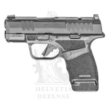 Springfield Armory Hellcat 3-Zoll Micro-Compact OSP Pistole in 9 × 19 mm mit optikbereitem Verschluss und U-Notch-Visierung