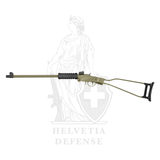 Chiappa Little Badger TDX .22 LR single-shot folding takedown carbine with wire-frame stock, 16.5-inch barrel, and Picatinny-railed forend