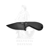 N.Sutter Fidelis NS02B All Black fixed-blade knife with 14C28N steel blade and black G10 handle 