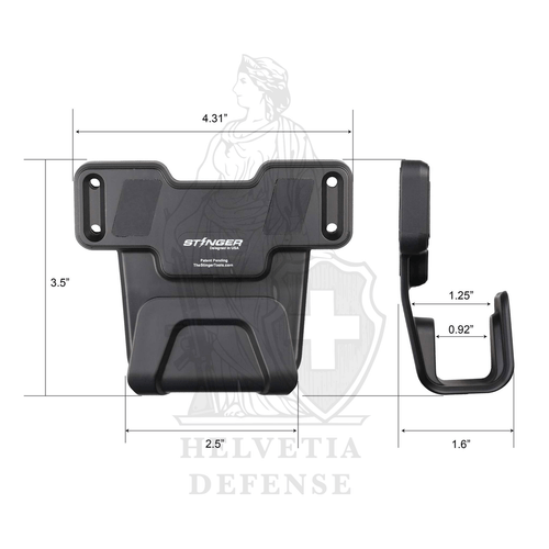 Magnetic Gun Mount w/ Safety Trigger Guard Protection