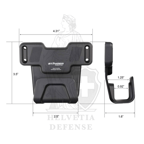 Support de pistolet magnétique avec protection de la gâchette de sécurité