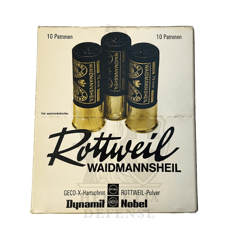 Munitions ROTTWEIL 12X70 Game Load pl1