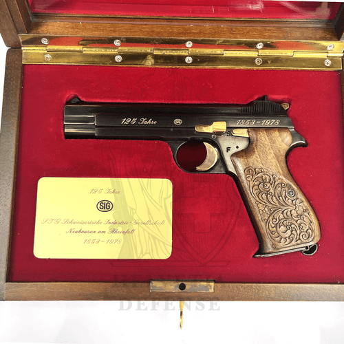 Pistol SIG P210 125 Year Commemorative 9X19 - #A6816