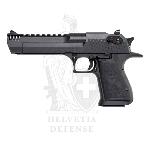 Magnum Research Desert Eagle .50 AE pistol, black finish with muzzle brake – Handgun available in Geneva
