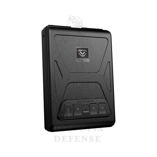 VAULTEK Barikade Series 1 – biometric portable safe in Covert Black, firearm security gear available in Geneva