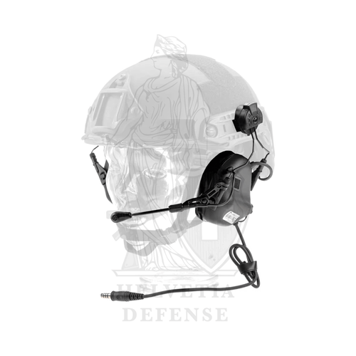 Earmor M32H Plus tactical electronic hearing protection headset helmet version for military and shooting operations - Helvetia Defense