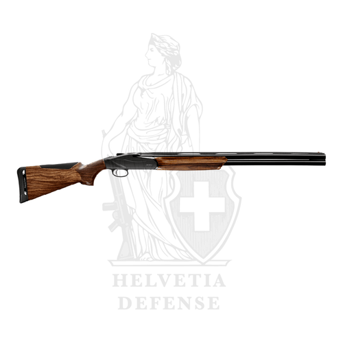 BENELLI 828 U Black over-under shotgun, elegant and modern firearm offering exceptional accuracy for hunting and sporting – Helvetia Defense
