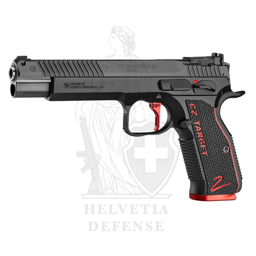 CZ Shadow 2 Target 6-inch pistol, high-precision sport shooting handgun offering exceptional stability and performance – Helvetia Defense