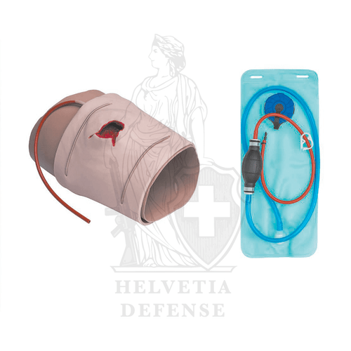 Trainingssimulator für Wundtamponade und Blutungskontrolle zur medizinischen und taktischen Ausbildung – Helvetia Defense