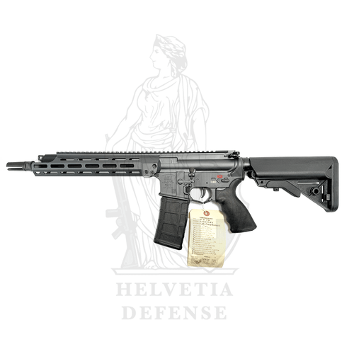 Rifle LMT DEFENSE LAUNCH SPECIAL EDITION SWISS 5.56 x 45 STGW 25 K 12" PISTON - SNIPER GREY