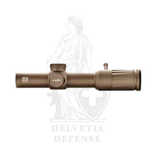 Schwarzes EOTECH Vudu 1-10x28 FFP Zielfernrohr mit beleuchtetem Absehen in der ersten Bildebene, erhältlich in SR4, SR5 oder LE5