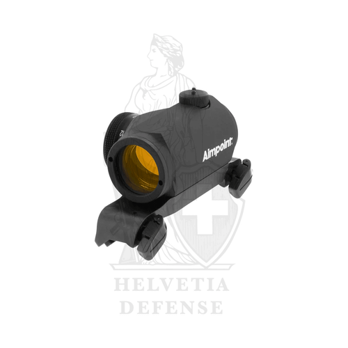 Aimpoint Micro H-1 2-MOA-Leuchtpunktvisier mit Blaser-Sattel-Schnellspannmontage