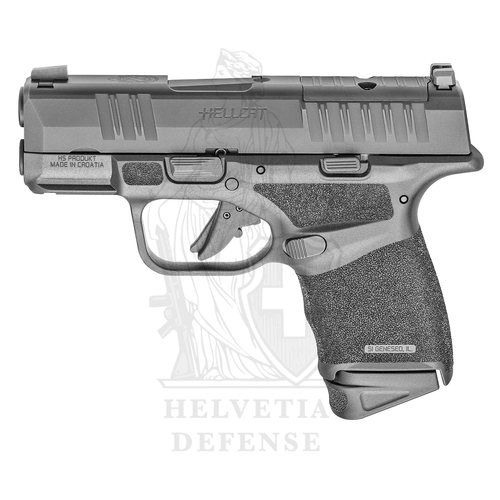 Springfield Armory Hellcat 3-Zoll Micro-Compact OSP Pistole in 9 × 19 mm mit optikbereitem Verschluss und U-Notch-Visierung