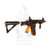 Byrna Mission 4 Hopper .68 caliber less-lethal launcher with AR-15-style platform in black 