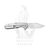 Knife N.Sutter Quercus NS01A Black — Frame Lock Folding,, D2 Blade, Swiss Design
