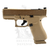 GLOCK 43X Subcompact Slim Coyote 9mm pistol, PRIVAT R MOSK FS configuration