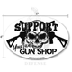 LUCKY SHOT Support Your Local Gun Shop - Decal Sticker