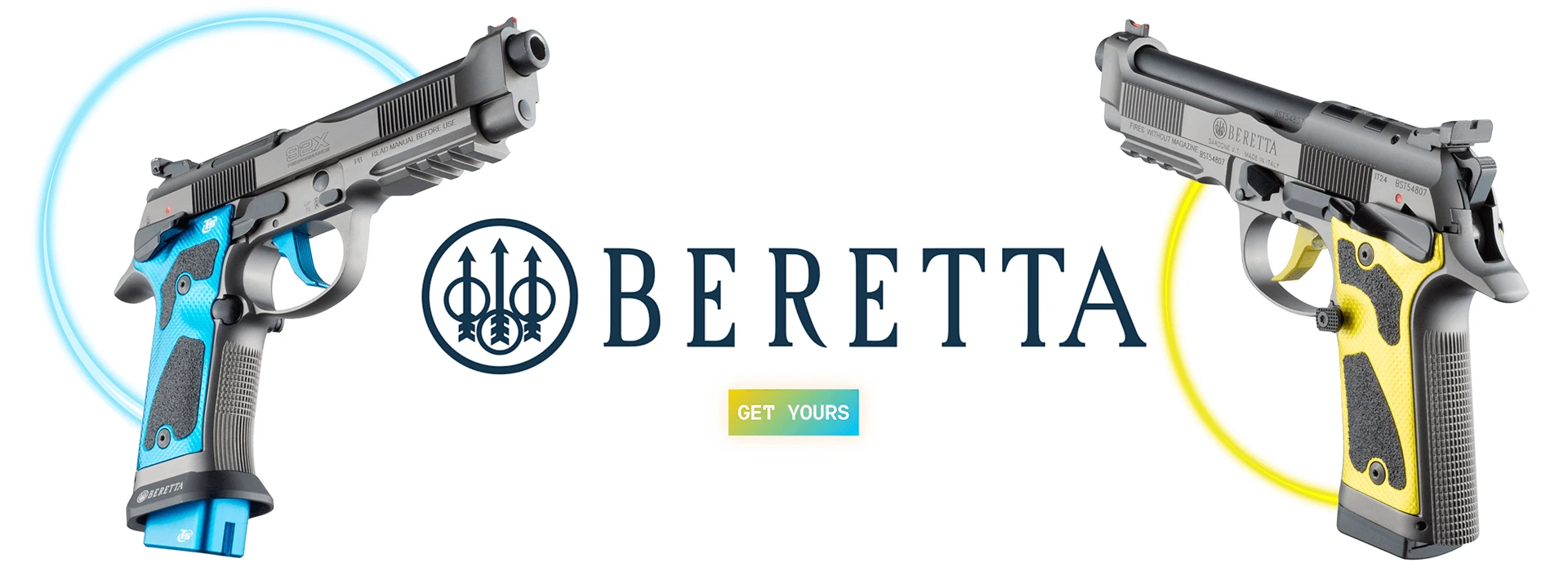 Beretta 92X Performance Dark Series – Italian-made competition pistol since 1526 – 5 color configurations available
