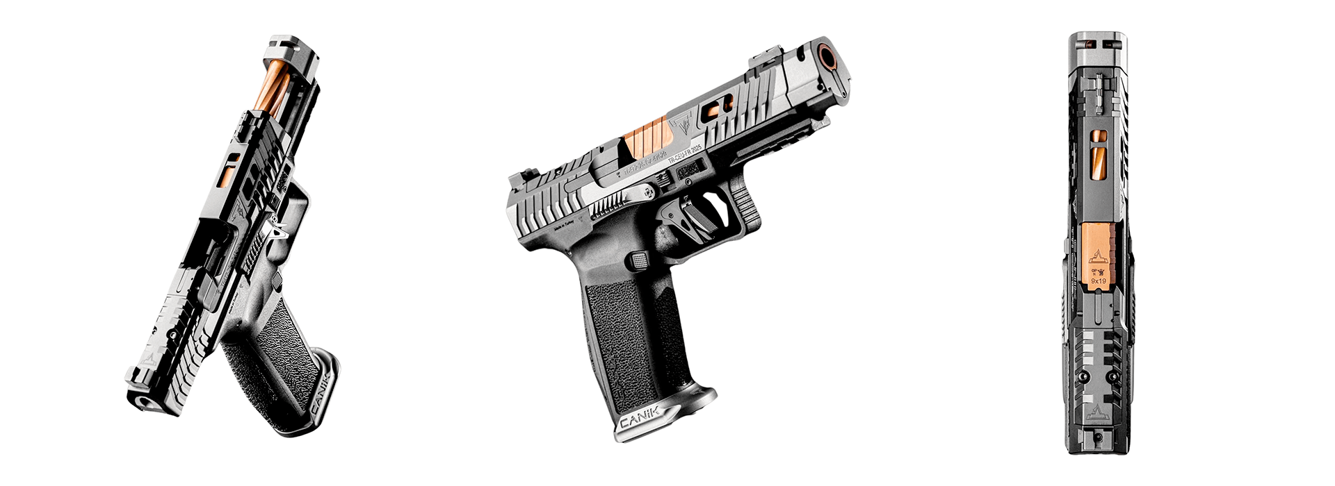 Pistolet CANIK x Taran Tactical TTI Combat Smoke Edition 9x19 – collaboration exclusive Taran Butler