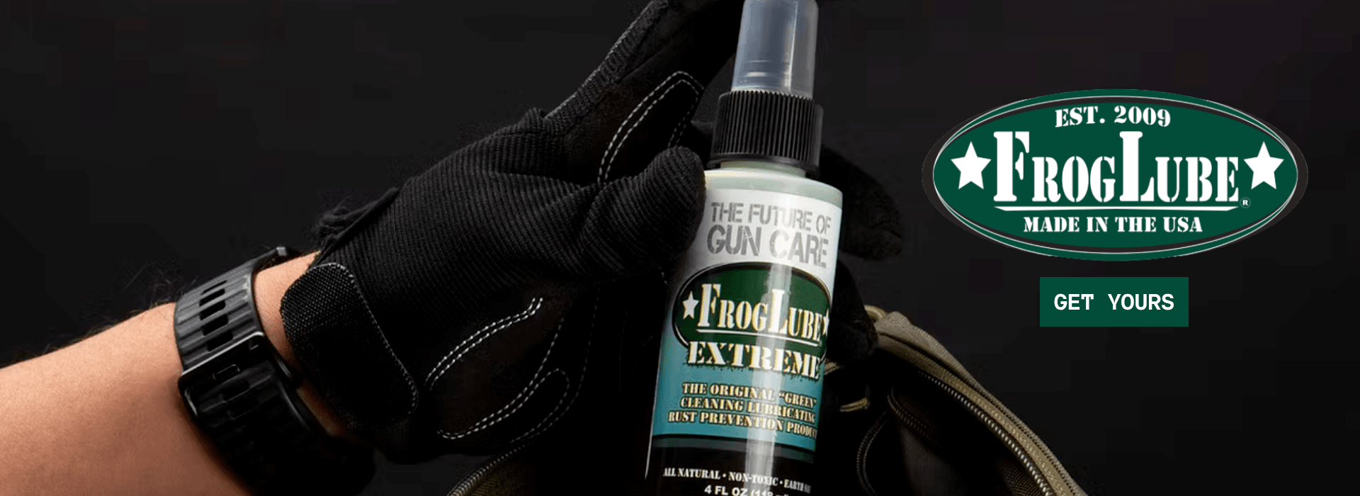 FrogLube – 100% bio-based gun cleaning, lubricant and protectant system – USDA BioPreferred – Helvetia Defense Geneva