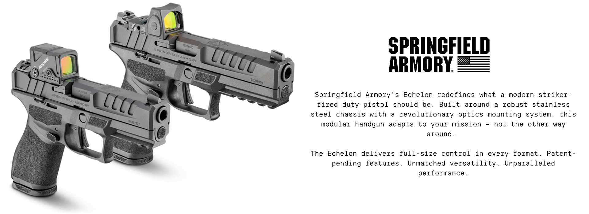 Pistolet Springfield Armory Echelon 9mm  – Helvetia Defense
