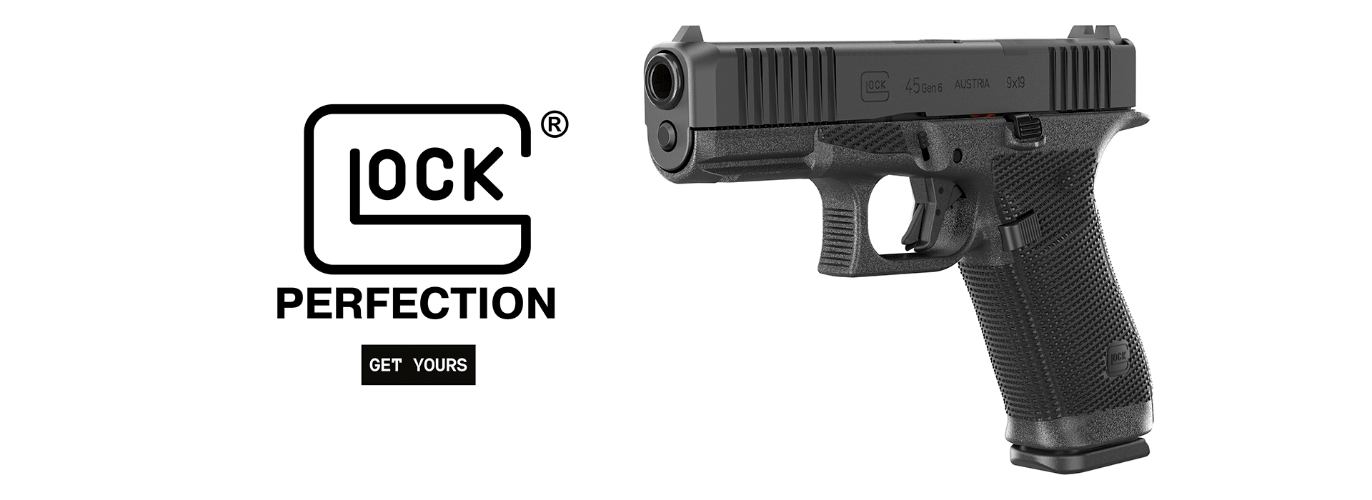 Pistolet GLOCK 45 Gen6 9x19 – Glock Perfection – disponible chez Helvetia Defense Genève