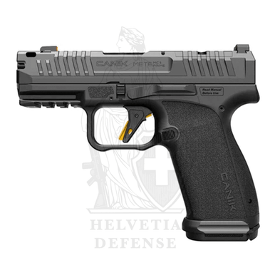 CANIK METE MC9 Prime Black — Compensated 9mm Pistol | Helvetia Defense