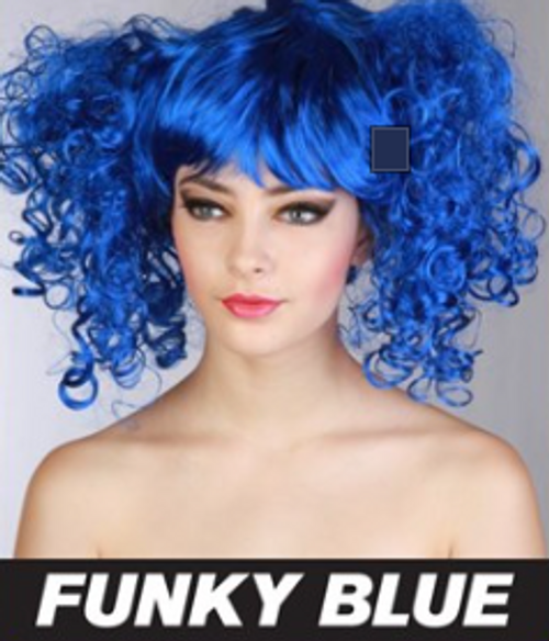 Funkiwi  Funky Blue Wig
