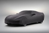 C7 Corvette Stingray Indoor Black Car Cover with Logos